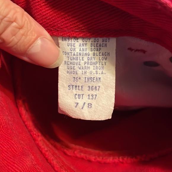 Red Circle T Rough Rider Jeans - Picture 5 of 7